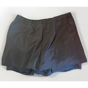 DSG 2 In 1 Agility Run Shorts Athletic Fit 5" Men XL Built In Liner NEW $35 Ye26
